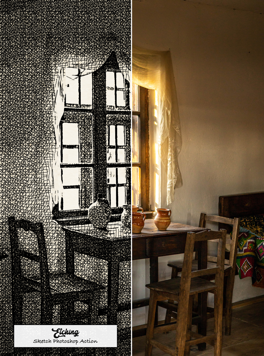 Etching Sketch Action, Addons GraphicRiver